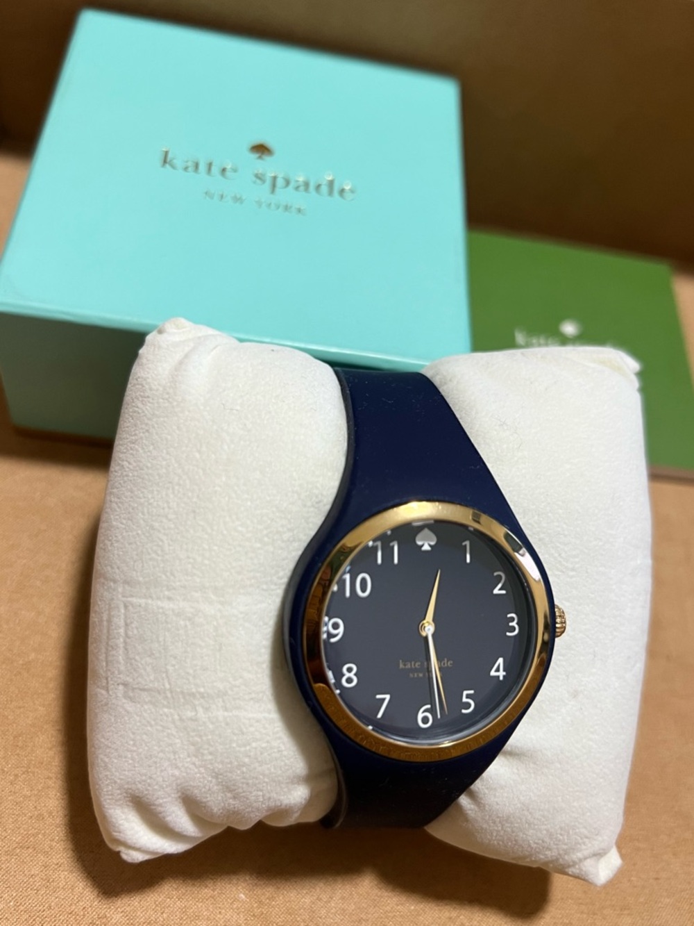 •NEW•2016 KATE SPADE Live Colorfully Indigo Color Silicone Band Watch